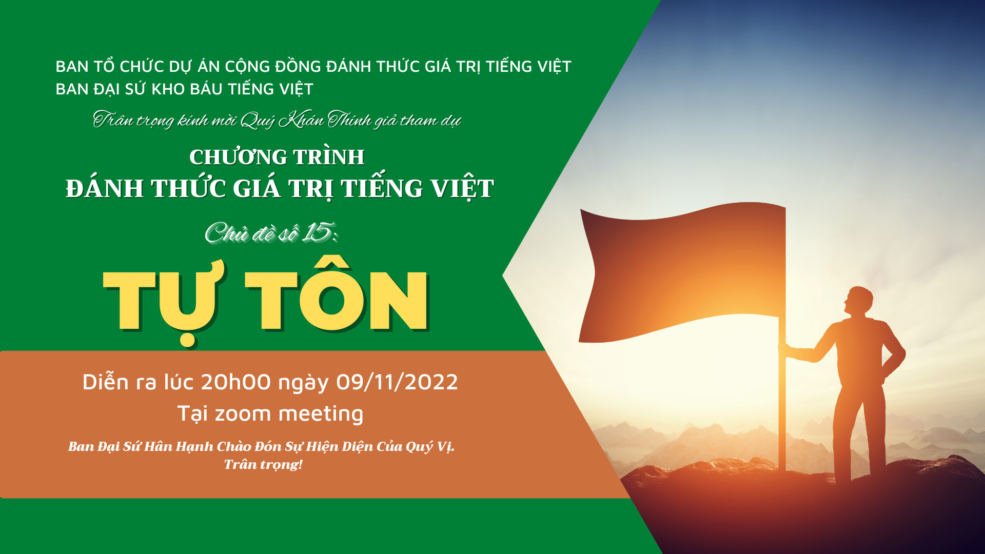 CHƯƠNG TRÌNH ĐÁNH THỨC GIÁ TRỊ TIẾNG VIỆT